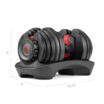 Bowflex SelectTech 552 Dumbbell,Adjustable,Single,Free 1-Year JRNY Membership