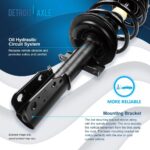 Detroit Axle - Front Struts Sway Bars Struts w/Coil Spring 2 Sway Bar