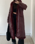 Penny lane leather coat