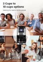 Gevi 10-Cup Coffee Maker with Built-in Grinder