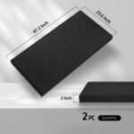 UMIACOUSTICS 2pcs Fiberglass Sound Proof Wall Panels,Sound Absorbing Panels