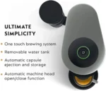 Nespresso Vertuo Plus Coffee and Espresso Maker by De’Longhi, Grey with Aeroccino Milk Frother