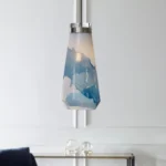 Uttermost Windswept Blue & White 1 Light Mini Pendant By Casagear Home