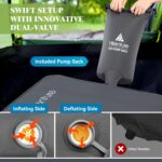 Hikenture Inflating Sleeping Pad Camping Mattress with Pump Sack