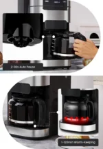 Gevi 10-Cup Coffee Maker with Built-in Grinder