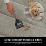 Shark CarpetXpert EX201 Carpet Cleaner,Cyan ?C Deep Cleaning with StainStriker,Perfect for Pets,Includes Spot & Stain Remover Tools
