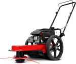 Walk Behind String Mower With 160cc Viper 4-Cycle Engine,22 ?Cutting Diameter,14 ?Never-Go-Flat Wheels,Easy Assembly,Adjustable Handlebar,Model # 40314