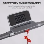 Treadmill 2 in 1 Walking Pad Treadmill Folding 7.5 MPH Running Under Desk Treadmill with Remote Control and LED Display for Home Office Use