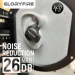 GLORYFIRE Shooting Ear Protection Ear Plugs for Shooting Range Hearing Protection 26dB Noise Reduction