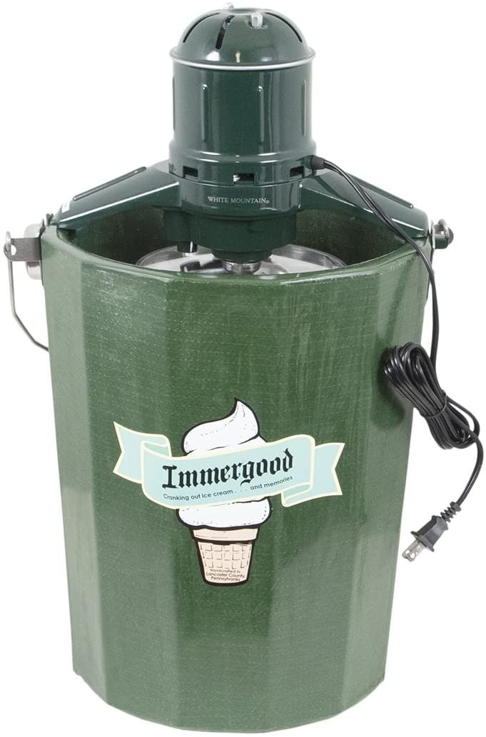 Electric ?C 6 qt ?C Old Fashioned Ice Cream Maker wMotor Electric ?C 6 qt ?C Old Fashioned Ice Cream Maker wMotor