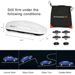 Cargo Box,Waterproof Rooftop Cargo Carrier,Heavy Duty Roof Storage Box