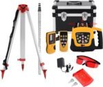 Iglobalbuy Self Leveling Rotary Laser Level System Kit with Surveying Tripod