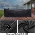 Ziewee Outdoor Patio Furniture Covers Waterproof Rectangular Outdoor