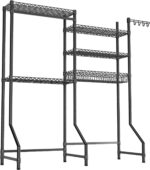 Golpart Over Washer and Dryer Shelves Heavy Duty Laundry Room Storage Organization Clothes Drying Rack