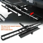 KOJEM 500 Lbs Heavy Duty Motorcycle Dirt Bike Scooter Carrier Hitch Rack