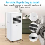 Coolblus 8500 BTU Portable Air Conditioners Up to 360 Sq. Ft