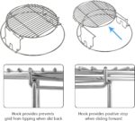 Burly grill 5 Piece Replacement Kit with Removable Cooking System Expander Rack