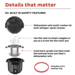 Instant Pot Pro 8 QT 10-in-1 Pressure Cooker,Rice/Grain Cooker