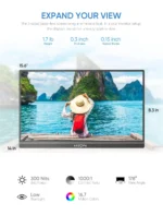 ARZOPA Portable Monitor,15.6'' 1080P FHD Laptop Monitor
