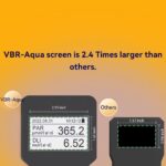VBR-Aqua PAR Meter for Aquarium Seperately with a Telescopic Rod