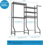 Golpart Over Washer and Dryer Shelves Heavy Duty Laundry Room Storage Organization Clothes Drying Rack