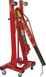 Strongway Hydraulic Engine Hoist with Load Leveler ?C 2-Ton Capacity,1in.-82 5/8in. Lift Range