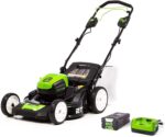 21Inch 80V Lawn Mower,2 2Ah Batteries and Charger Included GLM801601