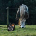Andmon 10 Miles Solar Electric Fence Charger with Day or Night Mode