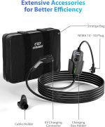 EVDANCE Charger Portable Electric Vehicle Charging with 25 ft Charging Cable EV Chargers