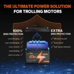 LiTime 12V 100Ah TM LiFePO4 Lithium Battery Built in 100A BMS