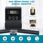 MARNUR Recumbent Exercise Bike with 8 Levels Adjustable Resistance,LCD Monitor,Pad Holder,Wheels