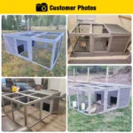 Aivituvin Rabbit Outdoor Playpen Enclosure