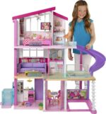 Barbie Dreamhouse Dollhouse With 70+ Accessories,Working Elevator,Lights and Sounds