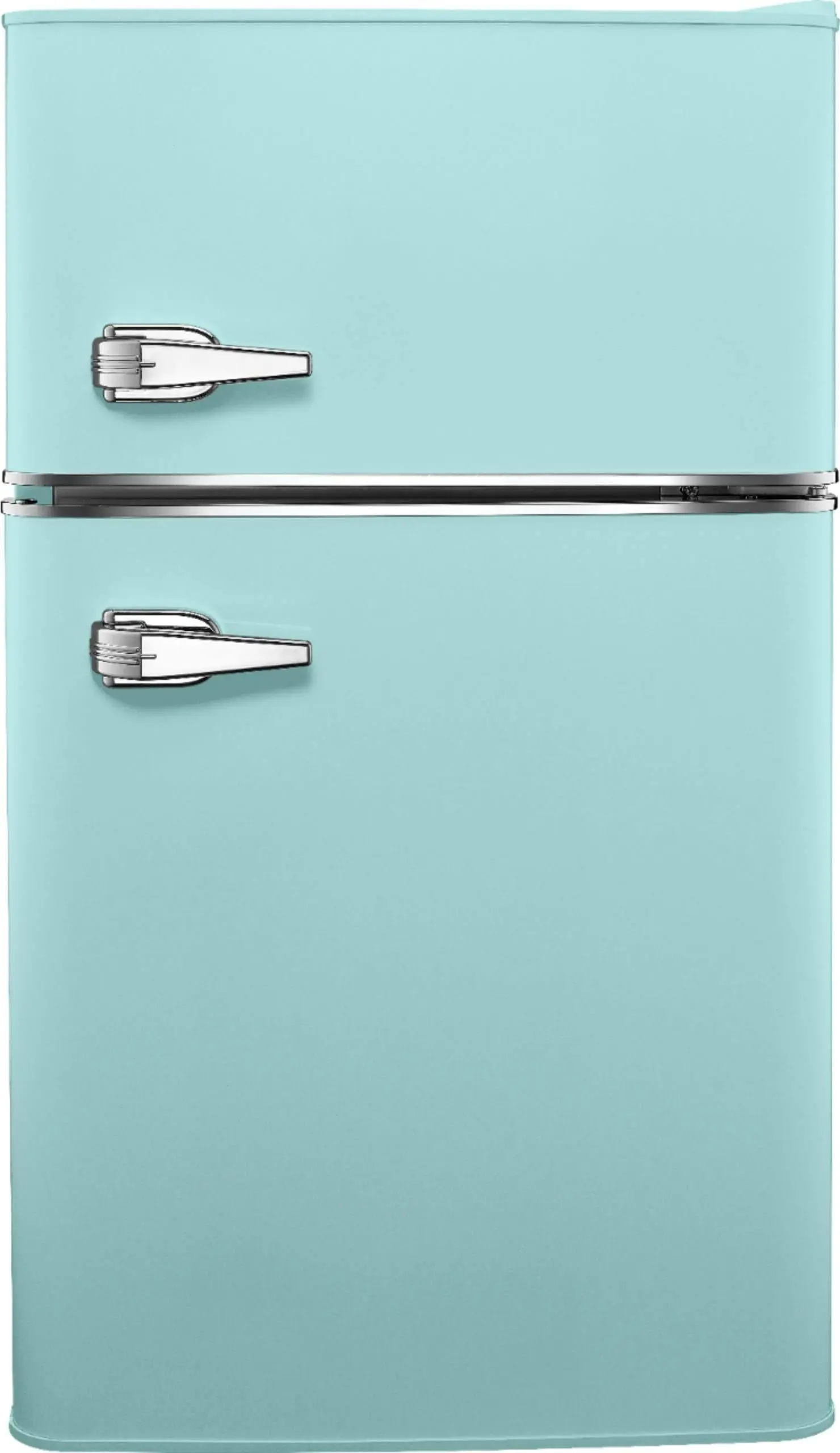 3.1 Cu. ft. Retro Mini Fridge with Top Freezer ÿ Cool Mint 3.1 Cu. ft. Retro Mini Fridge with Top Freezer ÿ Cool Mint