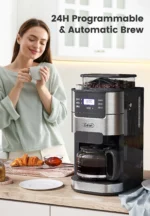 Gevi 10-Cup Coffee Maker with Built-in Grinder