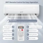 COSTWAY 12000BTU Mini Split Air Conditioner& Heater