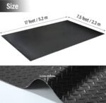 AUTORIFIC Heavy Duty Garage Floor Runner - Slip-Resistant Grip