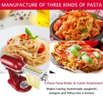 Cofun 3 Piece Pasta Attachment for Kitchenaid Stand Mixer
