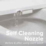 SmartBidet Electric Bidet Toilet Seat with Heated Seating,Warm Air Dryer