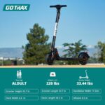 Adult Electric Scooter,8.5 Inch Pneumatic Tires,Max Range 14/18 Miles,Max Speed 15.5/18 MPH,Powered by 300 Watt Motor,with Cruise Control Adult Folding Electric Scooter