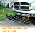 KOJEM 500 Lbs Heavy Duty Motorcycle Dirt Bike Scooter Carrier Hitch Rack