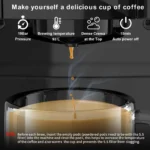 KOTLIE Single Serve Coffee Maker,4 in 1 Espresso Machine
