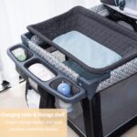 QUTANIX 5 in 1 Multifunctional Pack and Play with Bassinets