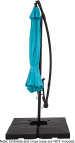 C-Hopetree 356 lb Heavy Duty Base Weights Stand 4 Piece Set