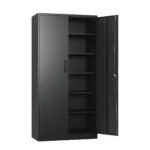 SISESOL 71" Metal Garage Storage Cabinet with 2 Doors