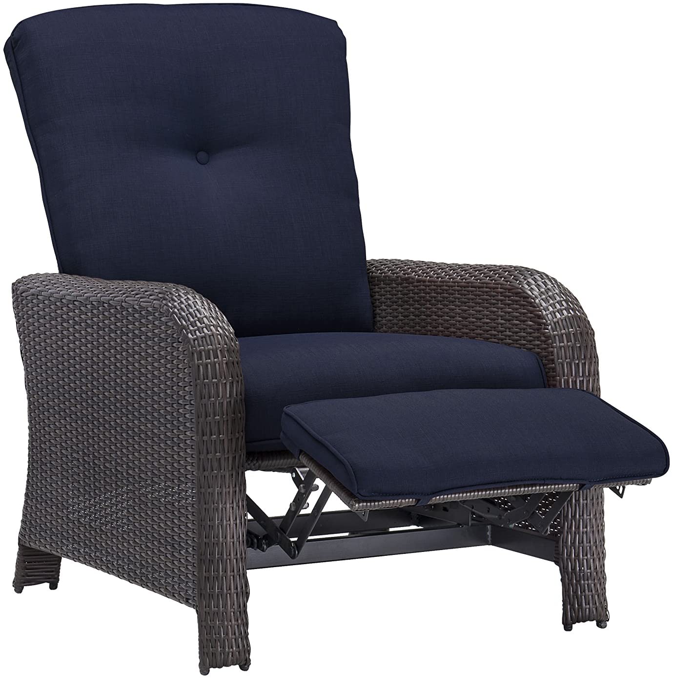 Outdoor Strathmere Luxury Recliner,Navy Blue Outdoor Strathmere Luxury Recliner,Navy Blue