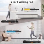 XVGVSV Walking Pad Treadmill with LED Display Remote