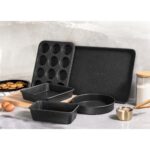 GRANITESTONE 20Piece Aluminum UltraDurable NonStick Diamond Infused Cookware and Bakeware Set
