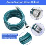 VegiVector 2 Inch Suction Hose Pump Kit,Cam And Groove Adapter