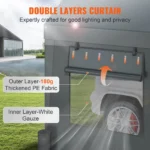 VEVOR Carport 10x20ft,Car Canopy Portable Garage